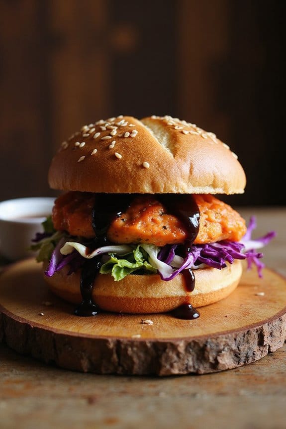 ginger soy salmon burger recipe