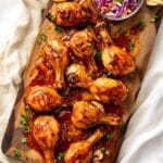 golden baked chicken drumsticks