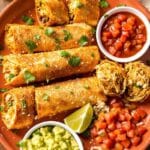 golden chicken flautas delight