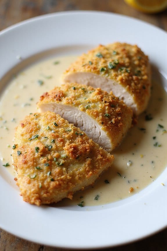 golden parmesan crusted chicken