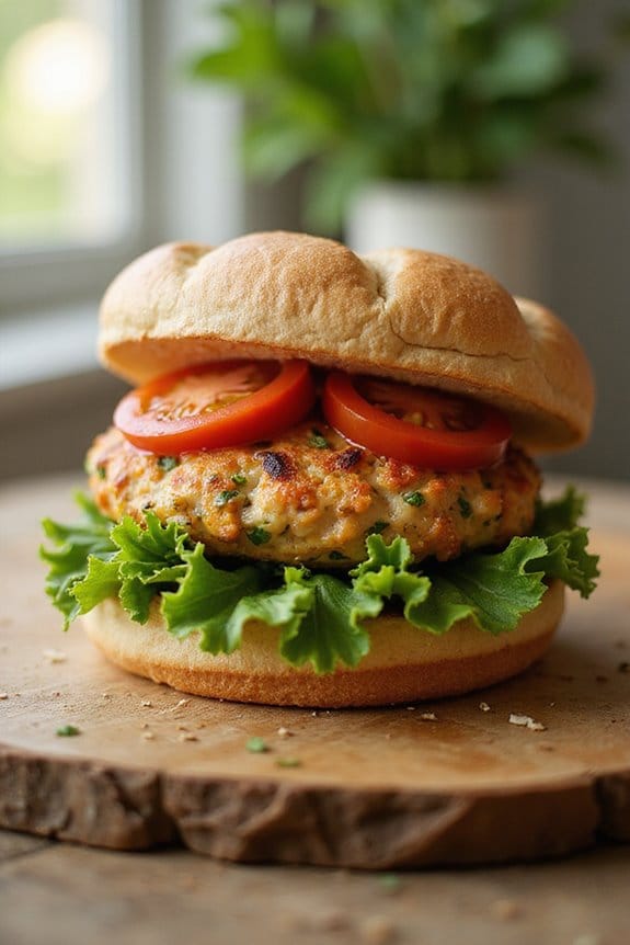 healthy chicken burger recipe