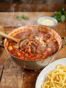 hearty family meat sauce