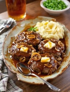 hearty hamburger steak recipe