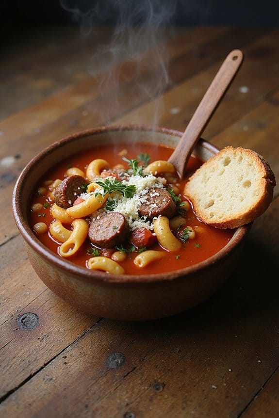 hearty italian sausage minestrone