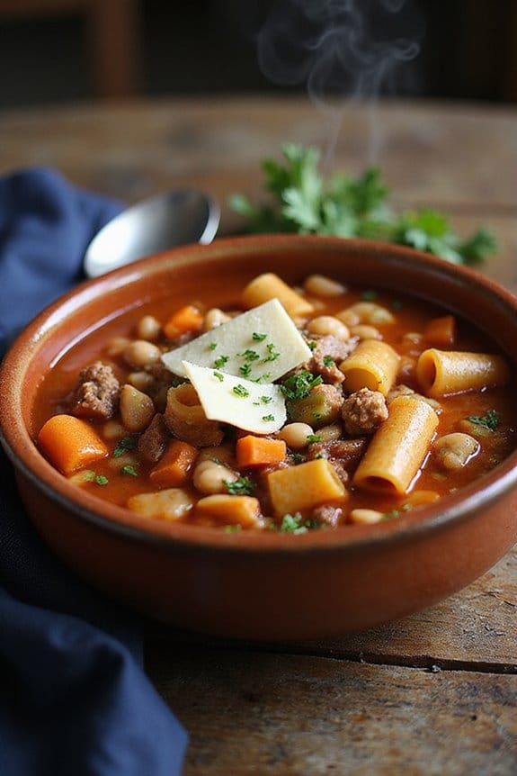 hearty meat and vegetable soup