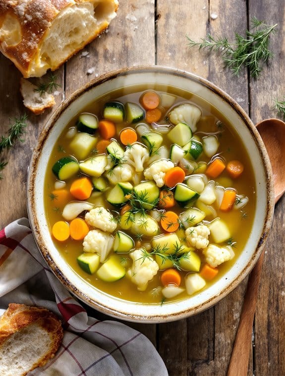 hearty soup for comfort