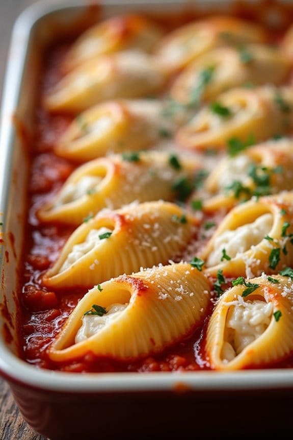 heavenly stuffed shells recipe