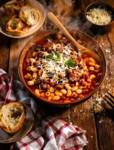 italian sausage minestrone soup
