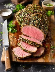 lamb leg with herbs