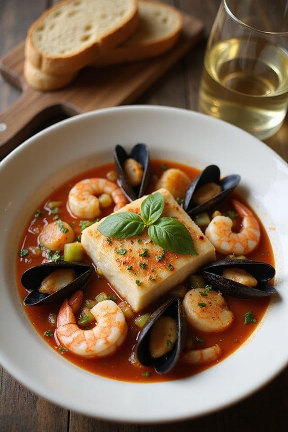 layered flavors in cioppino