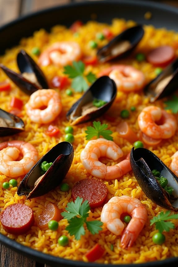 layering flavors in paella