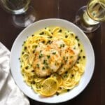 lemon flavored romantic chicken dish