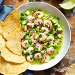 lime kissed shrimp aguachiles recipe