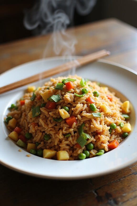 perfect restaurant quality fried rice