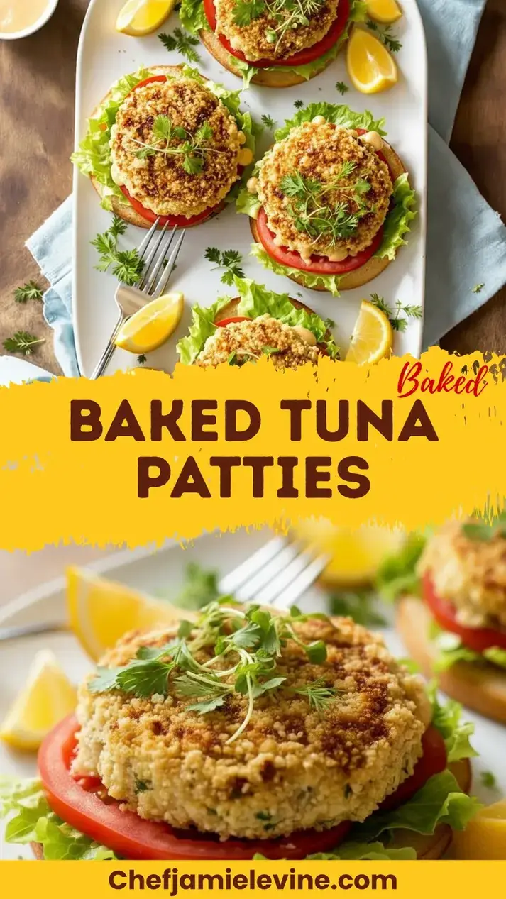 Crispy Baked Tuna Patties Recipe for Comfort Baked Tuna Patties