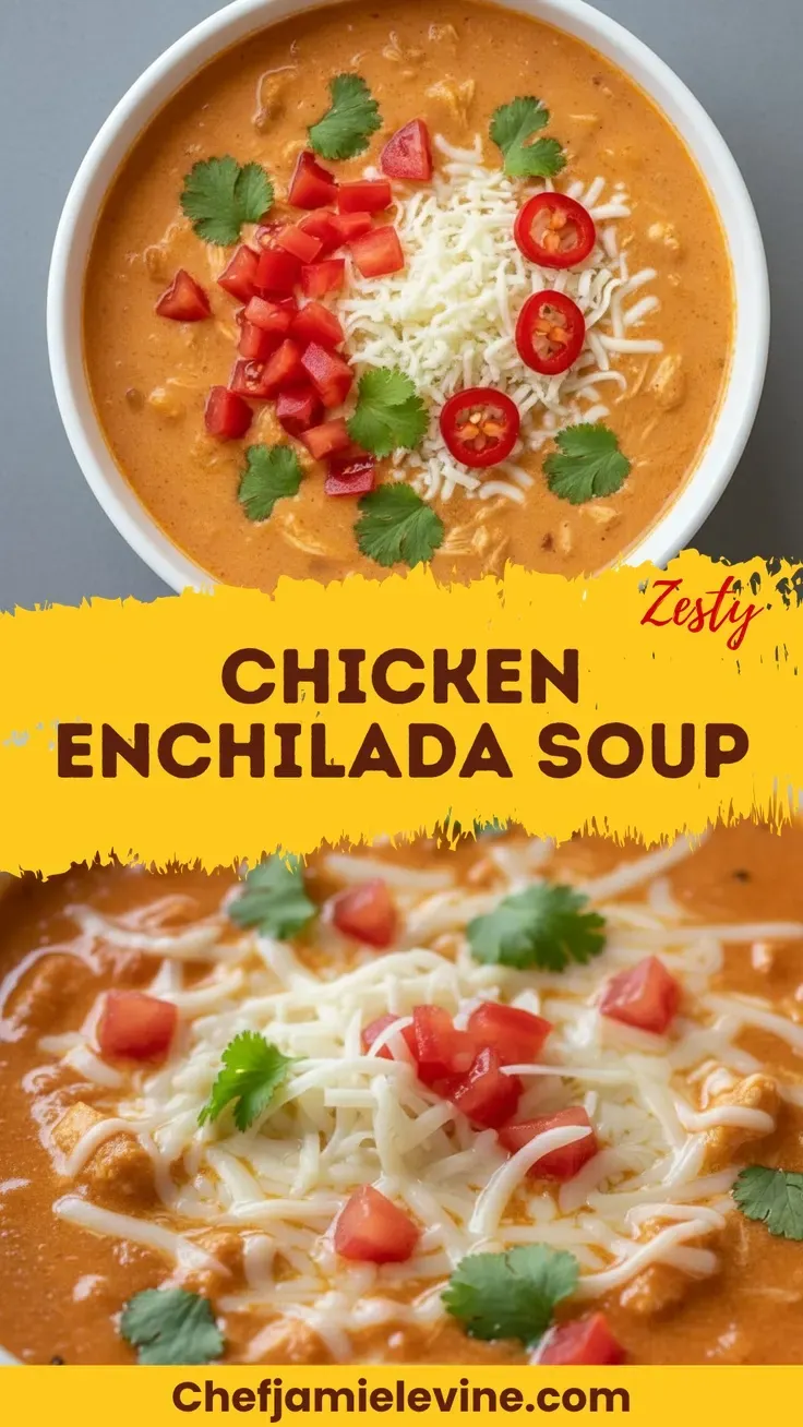 creamy chicken enchilada soup