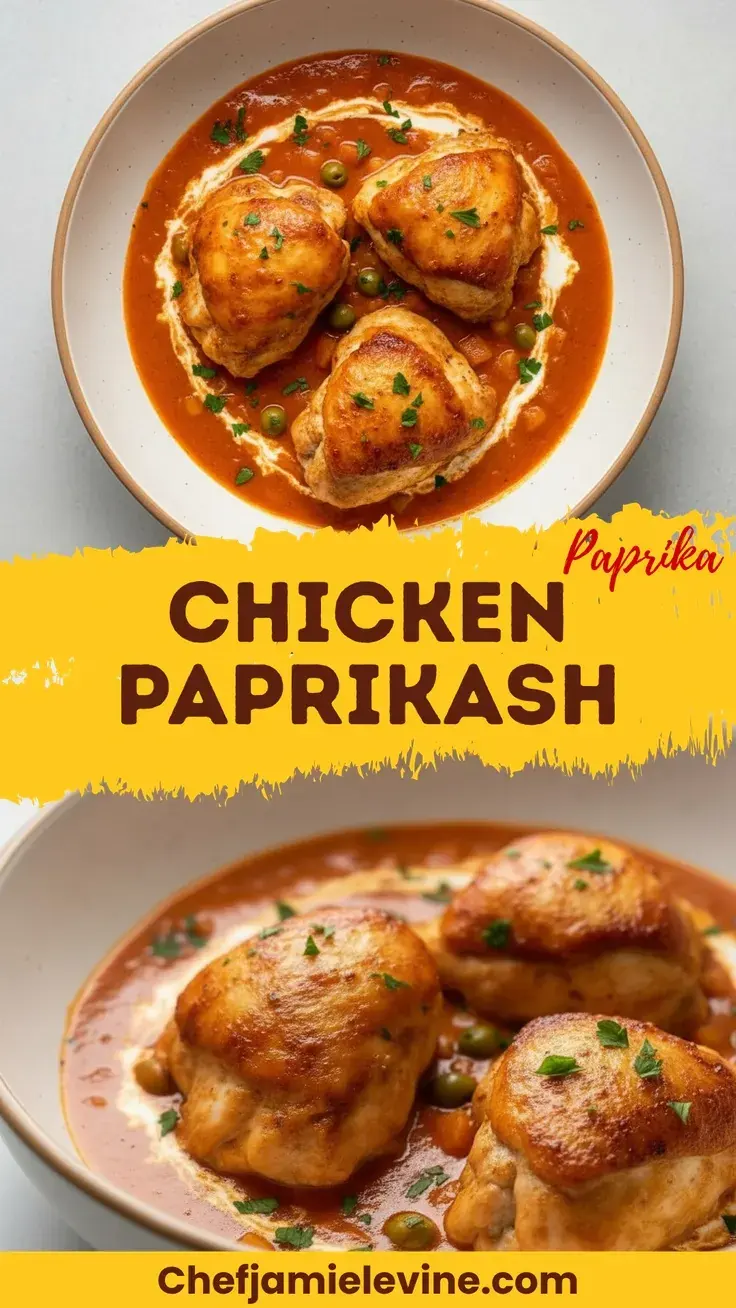 Authentic Hungarian Chicken Paprikash Recipe Chicken Paprikash