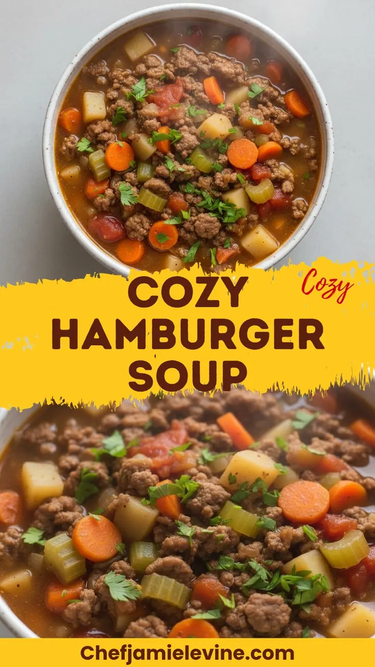 Cozy Hamburger Soup