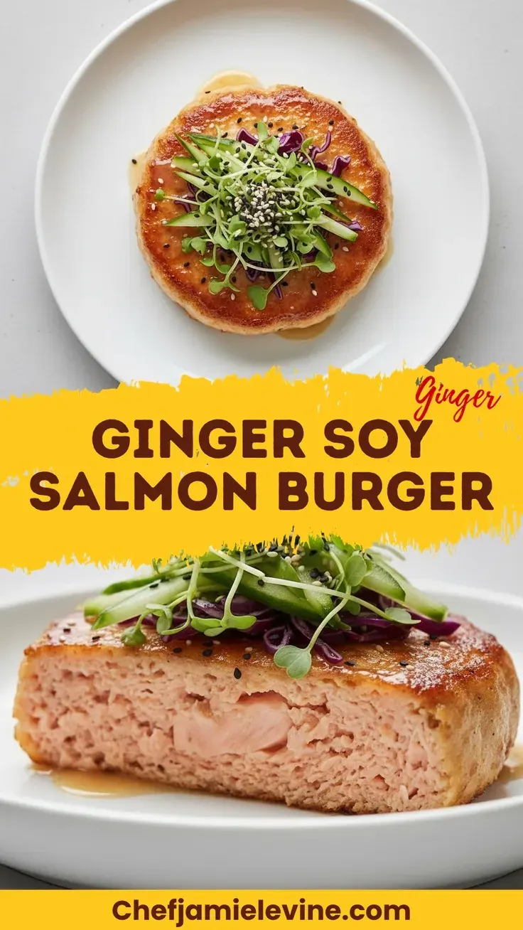 ginger soy salmon burger recipe