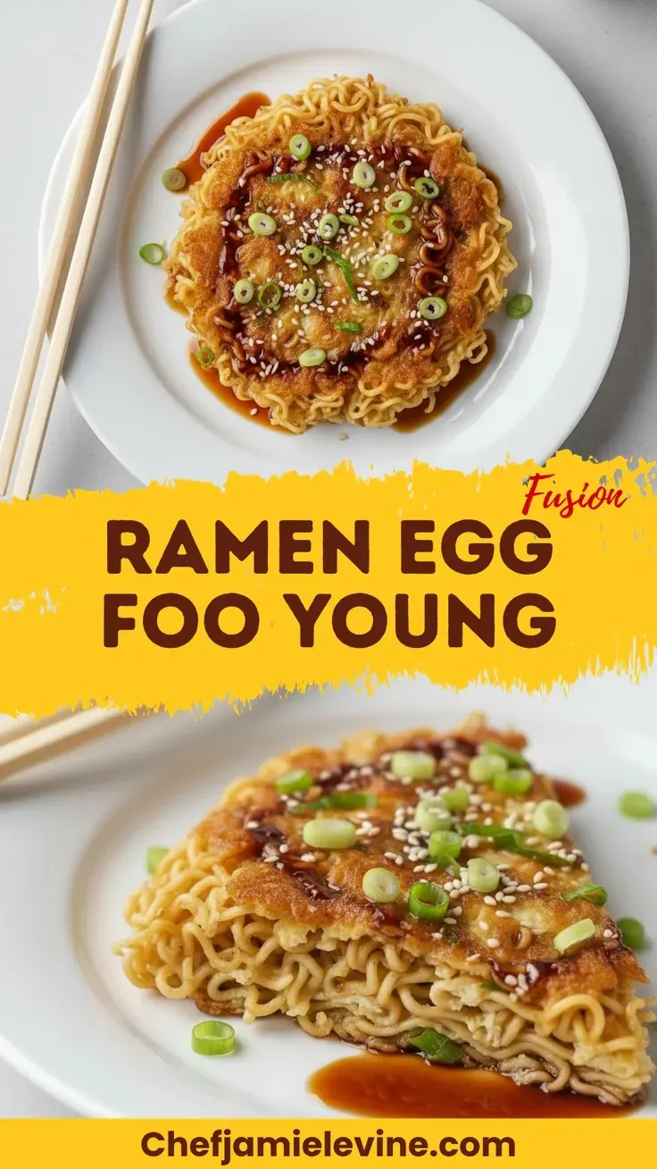 crispy ramen egg foo young