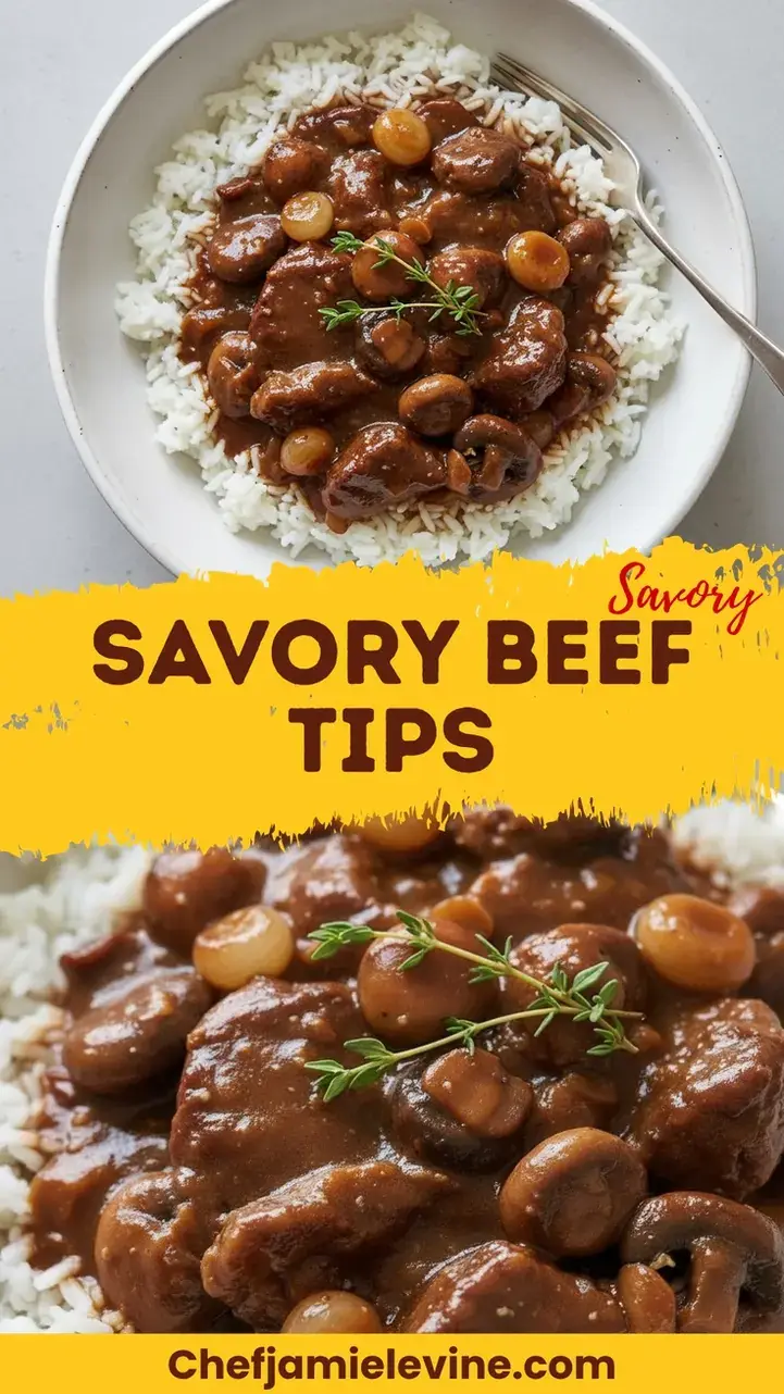 savory beef tips recipe