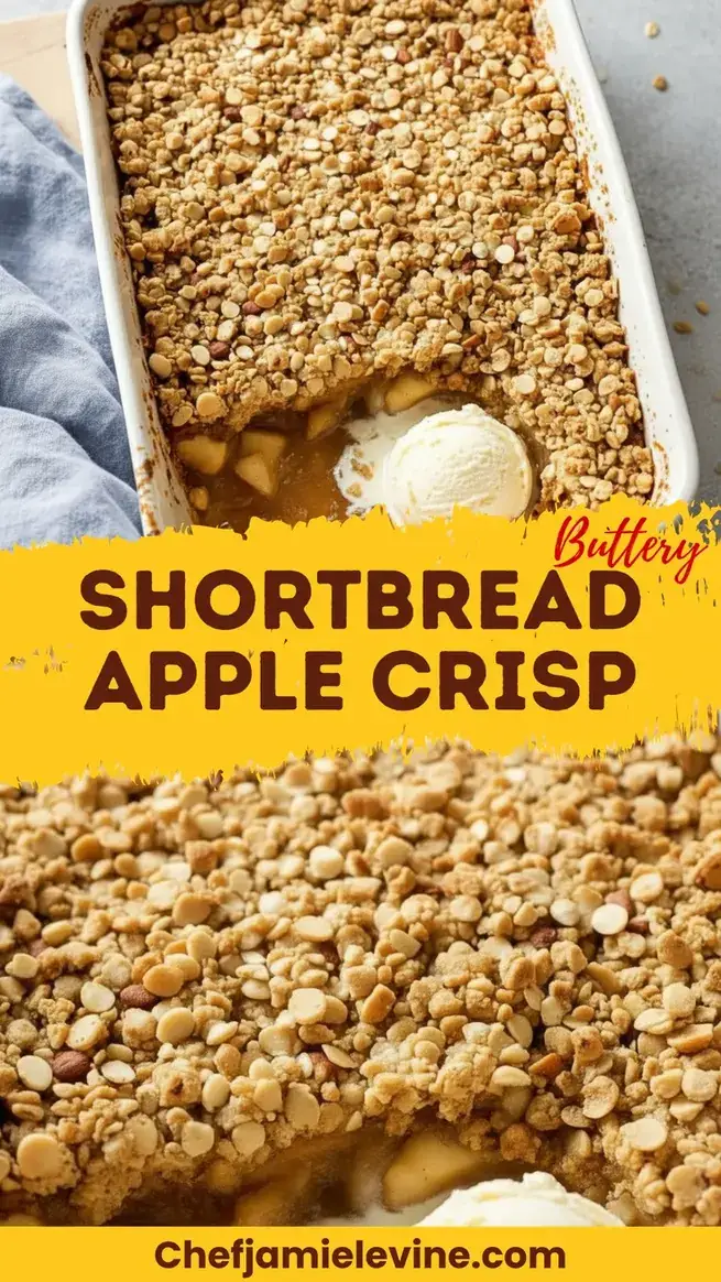 Shortbread Apple Crisp