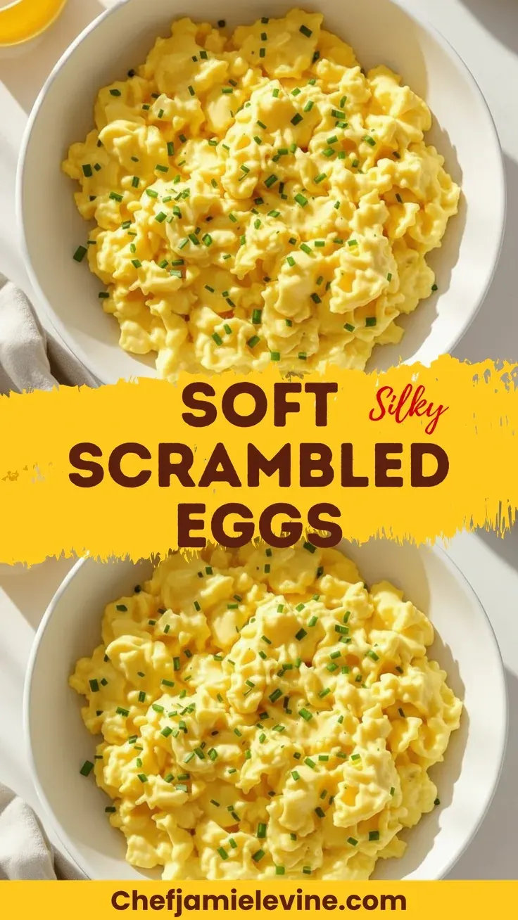 creamy double boiler scrambled eggs