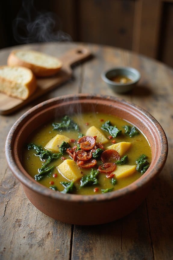 rustic caldo verde preparation steps