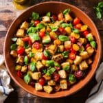 rustic summer bread salad