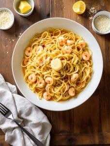 seafood pasta with garlic