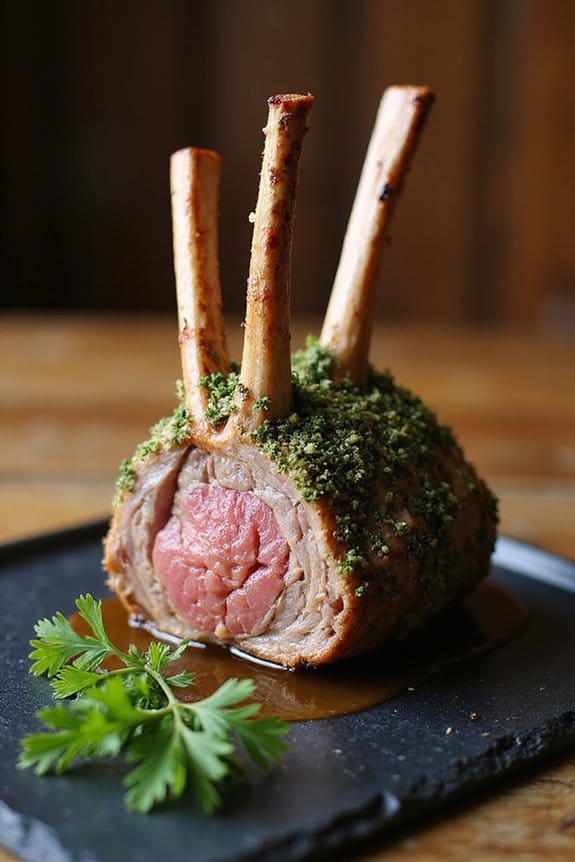 sear herb crust roast