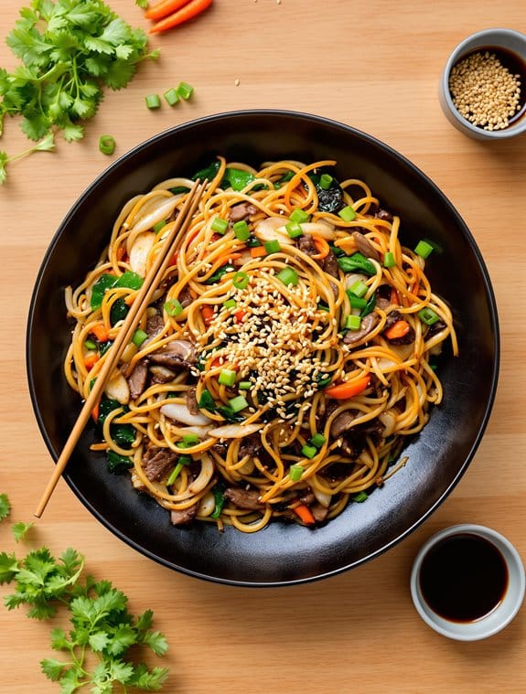 silky stir fried noodle recipe