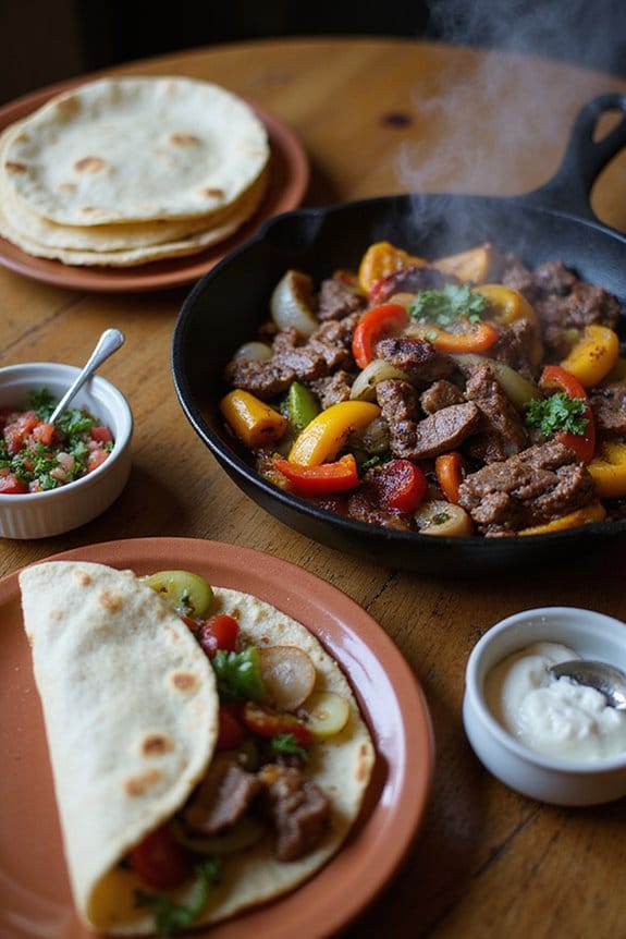 sizzling steak fajitas recipe