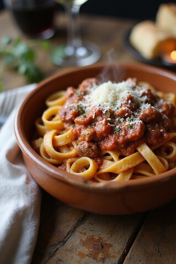 slow simmered flavorful bolognese