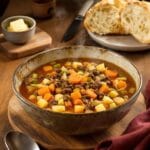 soul warming hamburger soup recipe