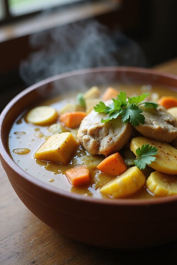 soul warming hearty chicken stew