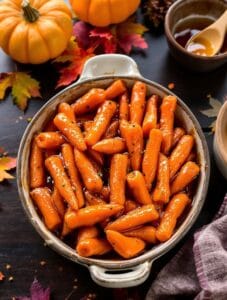 spiced carrots for halloween