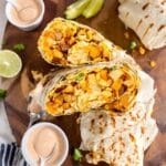spicy breakfast burrito recipe