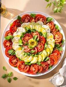 summer caprese salad delight