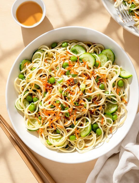 summer udon salad recipe