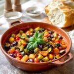 summer vegetable medley dish