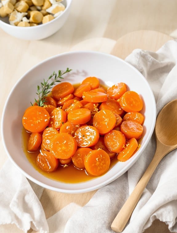 sweet glazed carrots recipe