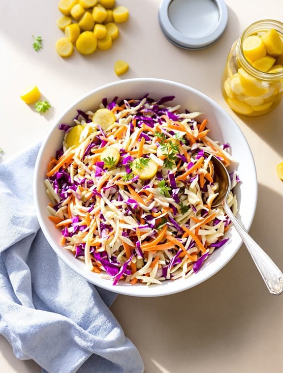 sweet pickle coleslaw recipe