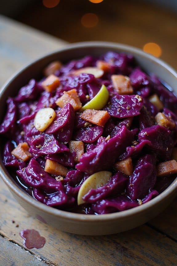 sweet tangy red cabbage recipe