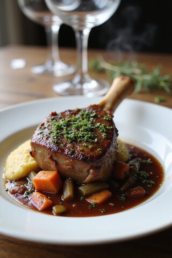 tender braised veal shanks