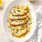 veal piccata with lemon caper