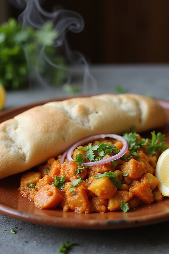 vegetables spices bread joy