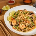 vibrant and flavorful pad thai