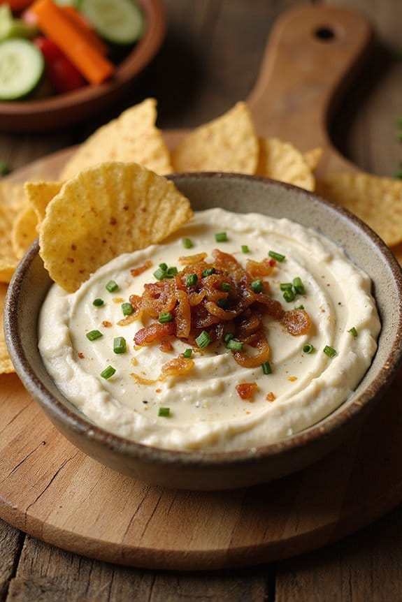 caramelized onion dip recipe