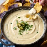 creamy queso blanco dish